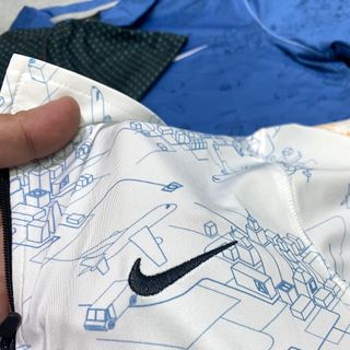 Áo có cổ nữ logo thêu khoá kéo Áo Thun Nam Thể Thao Siêu Đẹp Giá Sỉ
