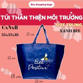 Túi thân thiện môi trường, túi siêu thị, giỏ đi chợ, giỏ sử dụng nhiều lần, túi hai uai xách, túi 4 uai xách, túi pp, túi tái chế
