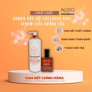 DẦU GỘI GIỮ MÀU COLLAGEN NANO PLUS ALGO 1000ml+