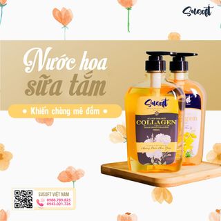Sữa Tắm Tinh Chất Collagen - Hương Nước Hoa Pháp