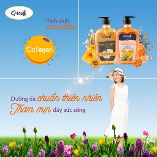 Sữa Tắm Tinh Chất Collagen - Hương Nước Hoa Pháp