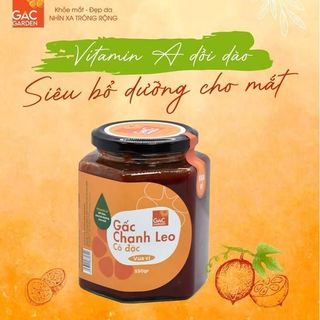 GẤC CHANH LEO CÔ ĐẶC (VỪA VỊ) - HŨ THỦY TINH 550G