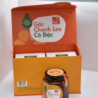GẤC CHANH LEO CÔ ĐẶC (VỪA VỊ) - HŨ THỦY TINH 550G