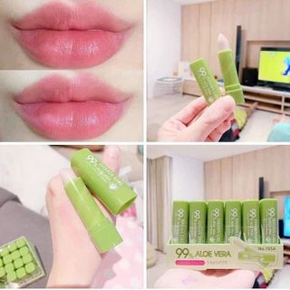 Son Dưỡng Hồng Môi Nha Đam Hasaya Girl Aloe Vera, sỉ 190k/hộp 24 cây