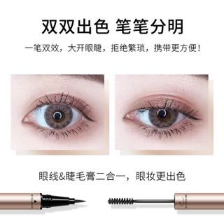Mascara & Kẻ bút lông 2 đầu Kiss beauty Vỏ Vàng, sỉ  28k/cây