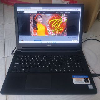 Laptop Dell core i3 thế hệ 6 Windows 11 màn hình LED lớn 15.6 inch âm thanh đầm, ấm đầy đủ phụ kiện zin BH 1 năm