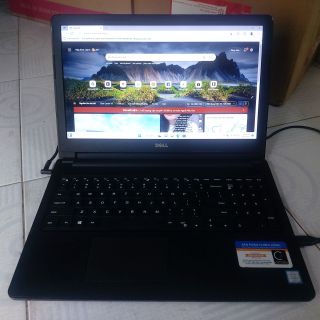 Laptop Dell core i3 thế hệ 6 Windows 11 màn hình LED lớn 15.6 inch âm thanh đầm, ấm đầy đủ phụ kiện zin BH 1 năm
