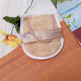 Bao tay tắm xơ mướp Ecolife sạch da, tẩy tế bào