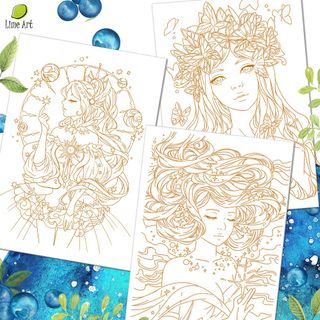 Tranh tô màu trẻ em Chibi
