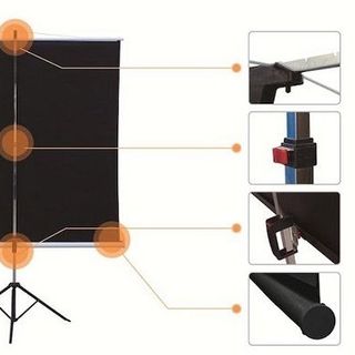 Màn chiếu 3 chân 100 inch (1m78x1m78)