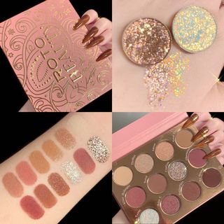 Bảng mắt nhủ kim tuyến ROTO Beauty 12 ô