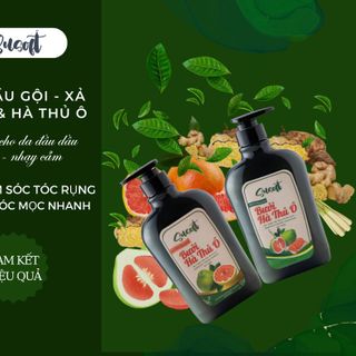 Bộ Dầu Gội - Xả Thảo Dược Susoft (Bưởi – Hà Thủ Ô)