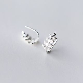 Khuyên tai bạc Ý s925 Lá me E5269 - AROCH Jewelry