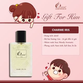 Nước Hoa Nam Charme Iris 50Ml