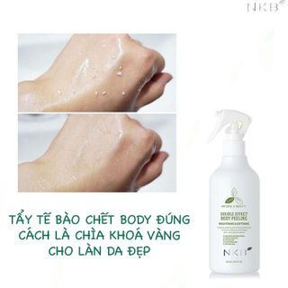 TẨY TẾ BÀO CHẾT PEEL BODY TOÀN THÂN NKB DOUBLE EFFECT BODY PEELING | NKB STORE ĐỘC QUYỀN
