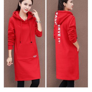 ĐẦM THUN SUÔNG CÓ NÓN FASHION – DT1710