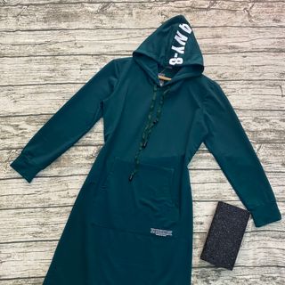 ĐẦM THUN SUÔNG CÓ NÓN FASHION – DT1710