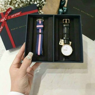 SET ĐỒNG HỒ DANIEL WELLlNGTON KÈM DÂY NATO HOT