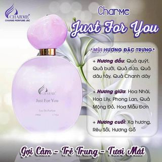 Nước Hoa Nữ Charme Just For You 50Ml
