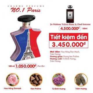 Nước Hoa Nữ Charme No.1 Paris