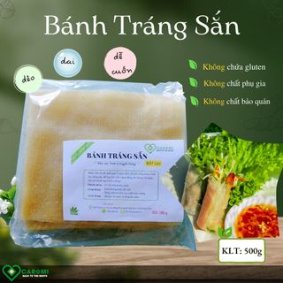 Đặc sản Bánh Tráng Sắn gói 500g thương hiệu Caromi - Đặc sản Quảng Nam, Thùng 46 gói