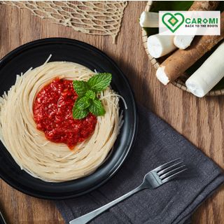 Mì Ý kiểu Việt Gluten Free - Spaghetti Việt Caromi, gói 250g - Phở sắn / Bún sắn cao cấp, Đặc sản Quảng Nam, thùng 110 gói
