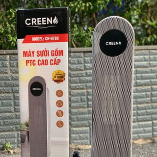 Máy Sưởi Gốm Cao Cấp CREEN - Tự Động Ngắt Khi Nghiêng Đổ - An Toàn Cho Trẻ Nhỏ