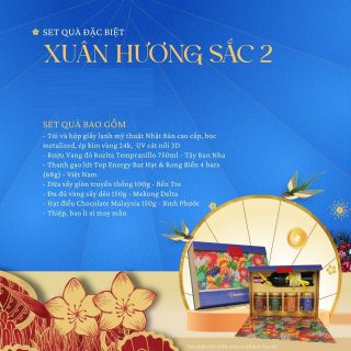 SET QUÀ TẾT ĐẶC BIỆT XUÂN HƯƠNG SẮC 2 - NONGLAMFOOD