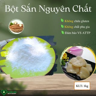 Bột sắn (khoai mì) nguyên chất - Caromi, bịch 5kg
