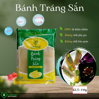 Bánh Tráng Sắn Caromi, túi 150g - Đặc sản Quảng Nam - Thực phẩm sạch - Thùng 120 gói giá sỉ