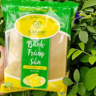 Bánh Tráng Sắn Caromi, túi 150g - Đặc sản Quảng Nam - Thực phẩm sạch - Thùng 120 gói