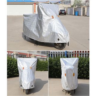 OXM1 - Bạt phủ xe máy loại dầy xịn có phản quang cảnh báo size to vừa được SH - Bạt Trùm Xe Áo che nắng mưa xe máy Tấm Phủ Che Nắng - Bạt Phủ Xe Máy Đa Năng Siêu Bền, cách nhiệt chống nước