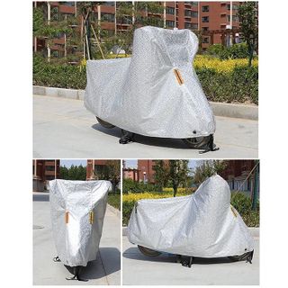 OXM1 - Bạt phủ xe máy loại dầy xịn có phản quang cảnh báo size to vừa được SH - Bạt Trùm Xe Áo che nắng mưa xe máy Tấm Phủ Che Nắng - Bạt Phủ Xe Máy Đa Năng Siêu Bền, cách nhiệt chống nước