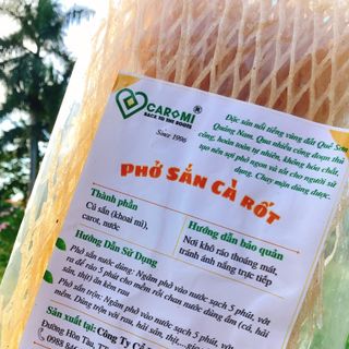 Phở rau củ - Phở sắn Cà rốt Caromi gói 250g - Đặc sản Quảng Nam, thùng 40 gói giá sỉ