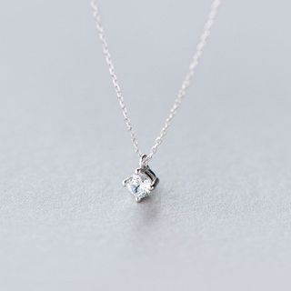 Dây chuyền bạc Ý s925 nạm đá cao cấp D1243 - AROCH JEWELRY