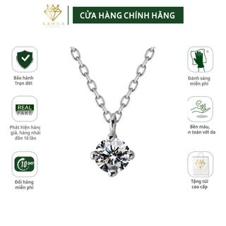 Dây chuyền bạc Ý s925 nạm đá cao cấp D1243 - AROCH JEWELRY giá sỉ