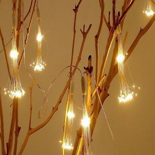 Dây Đèn Led Pháo Hoa Chớp Nháy Nhiều Màu 2 Tầng 3 Tầng 5 Chùm Trang Trí Trong Nhà Và Ngoài Trời