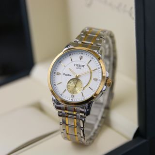 Đồng Hồ Nam Tissot Pin Kim Trôi Dây Đúc
