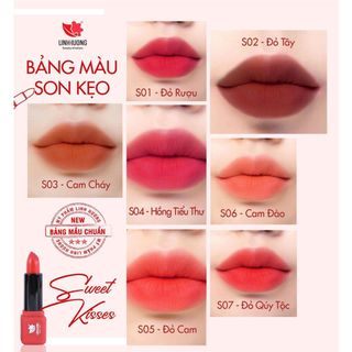 Son Kẹo Linh Hương, Dưỡng Ẩm, Siêu Lì, Bền Màu Giúp Cho Môi Mềm Mịn