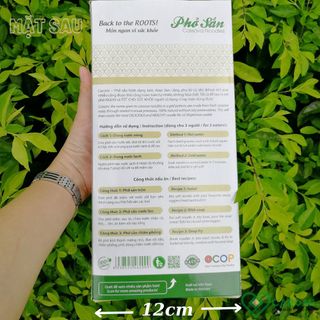 Đặc sản Phở sắn Nguyên chất Caromi, hộp 250g - Đặc sản Quảng Nam, thùng 40 hộp