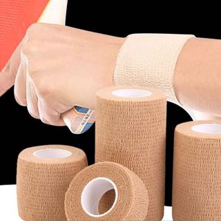 Băng keo thể thao bảo vệ quấn cổ tay chân bó gối tự dính chống chấn thương khi thi đấu đá bóng luyện tập thể thao - Băng keo thể thao quấn cổ chân giày đá bóng, băng bảo vệ cổ chân tự dính cuốn bó gối dán cơ