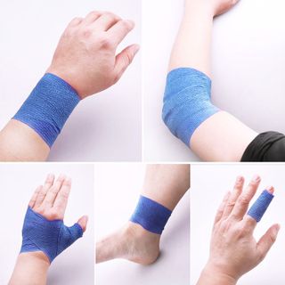 Băng keo thể thao bảo vệ quấn cổ tay chân bó gối tự dính chống chấn thương khi thi đấu đá bóng luyện tập thể thao - Băng keo thể thao quấn cổ chân giày đá bóng, băng bảo vệ cổ chân tự dính cuốn bó gối dán cơ