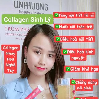 Collagen Nhụy Hoa Nghệ Tây Linh Hương, Collagen_Sinh_Lý, Collagen Linh Hương