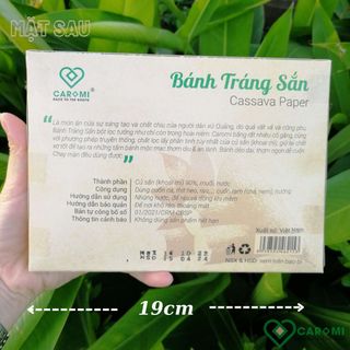 Bánh Tráng Sắn Caromi hộp 200g - Đặc sản Xứ Quảng - Thùng 100 hộp