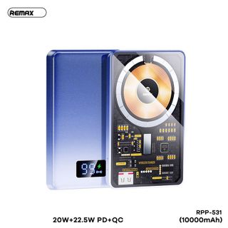 PIN SẠC DỰ PHÒNG KHÔNG DÂY REMAX 10.000 MAH RPP-531 HỖ TRỢ SẠC NHANH 20W