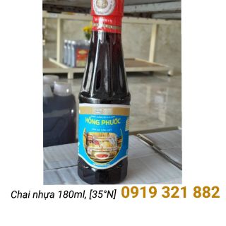 nước mắm Phú Quốc Hồng Phước 35 độ (60 chai nhựa 180ml) giá sỉ