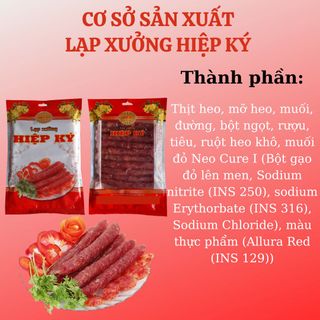 Lạp Xưởng Hiệp Ký Gói 500g - Chuẩn Vị Ngon