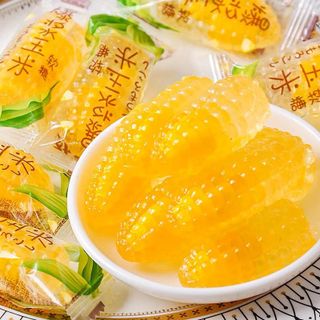 Kẹo dẻo ngô non, Kẹo bắp nhân chảy gói 500g - Bánh kẹo tết