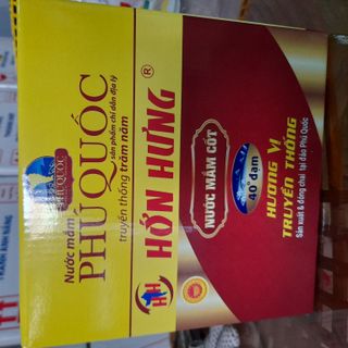 Nước mắm Phú Quốc Hớn Hưng 40°, (10 hộp)