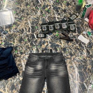 Bỏ sỉ nguyên ri short jean nam co giãn mạnh